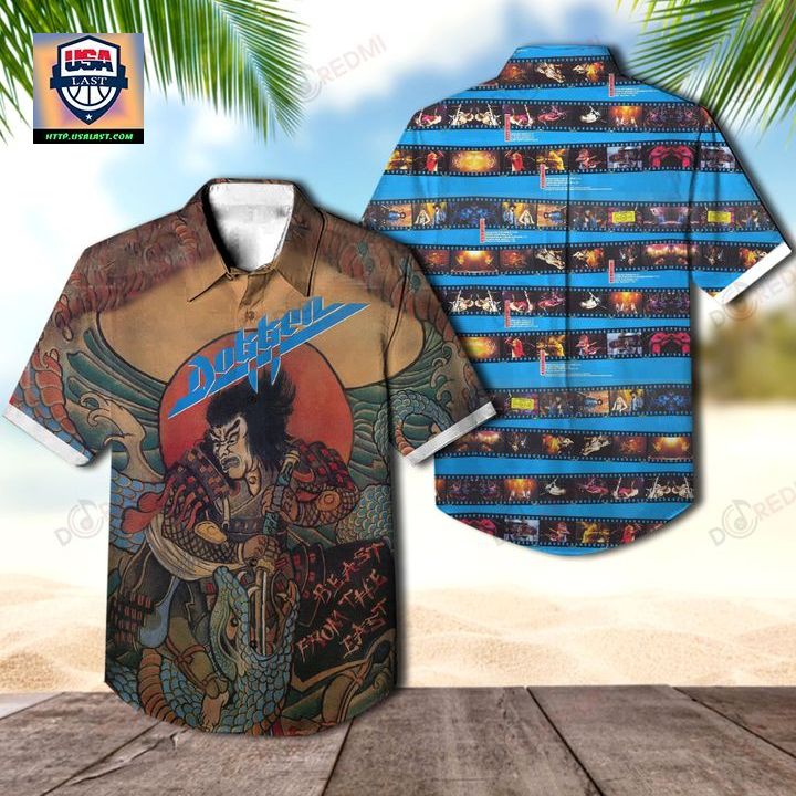 Dokken Band Beast from the East Hawaiian Shirt – Usalast