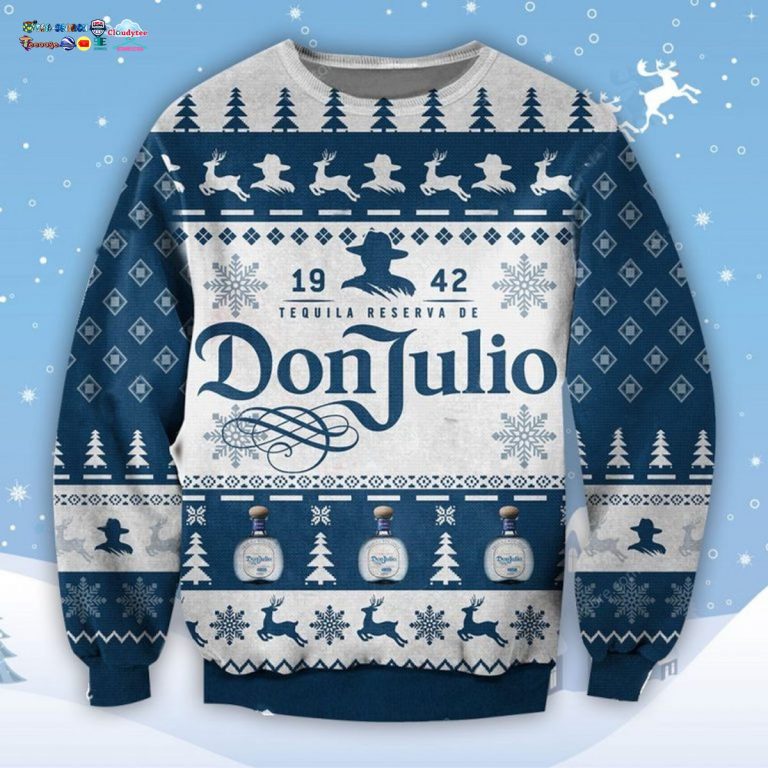 Don Julio Ugly Christmas Sweater - Studious look