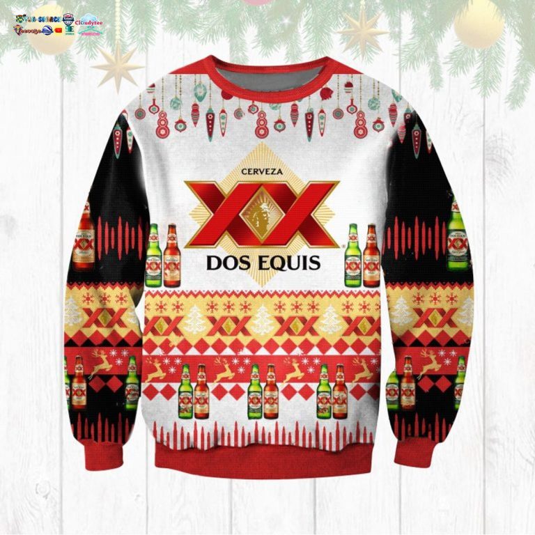 Dos Equis Ver 2 Ugly Christmas Sweater - She has grown up know