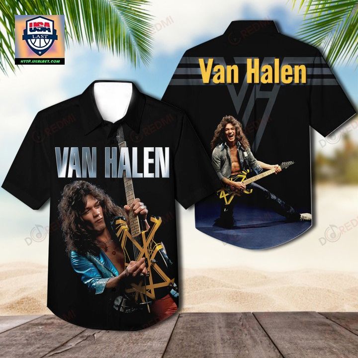 Eddie Van Halen 3D Hawaiian Shirt - Stand easy bro