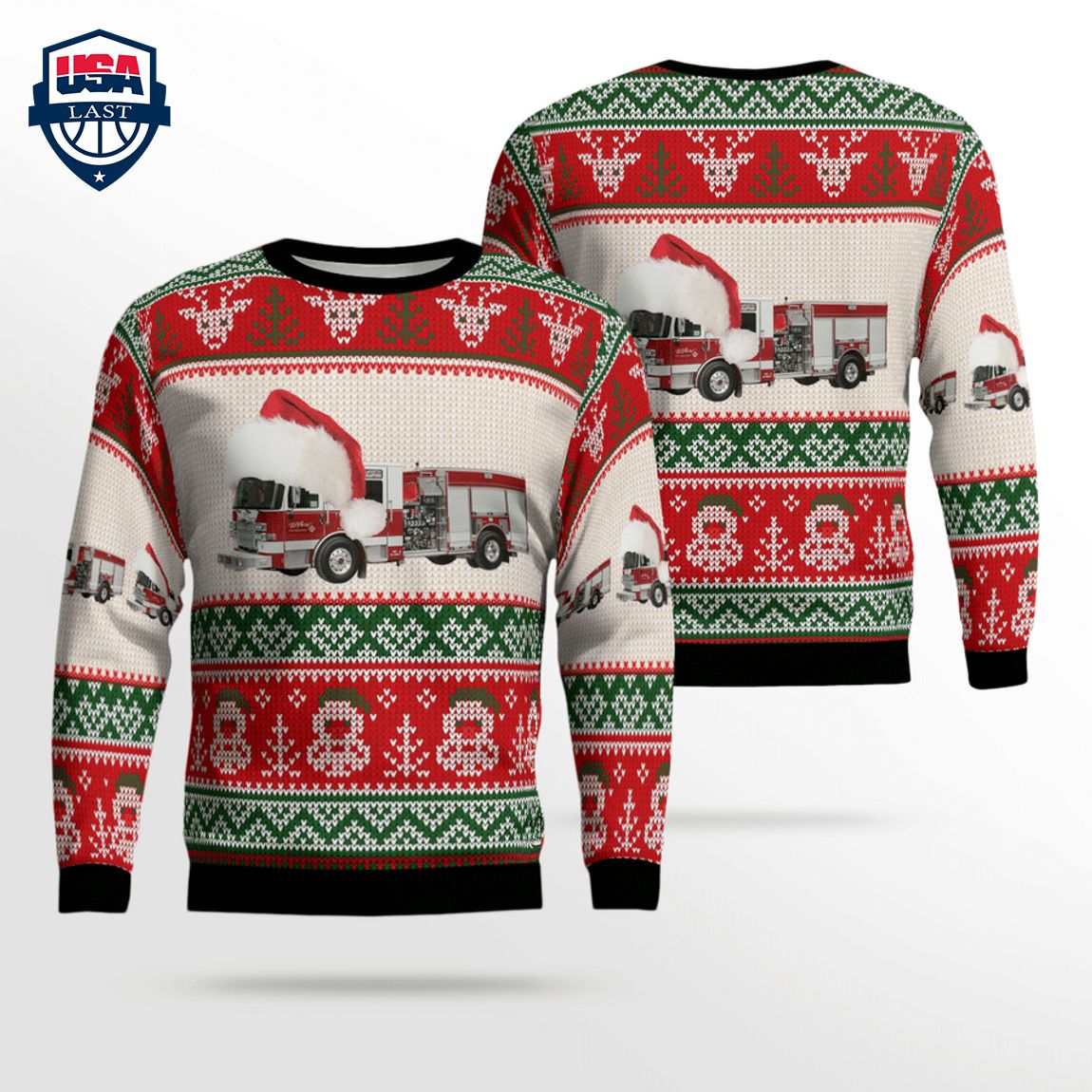 El Paso Fire Department 3D Christmas Sweater – Saleoff