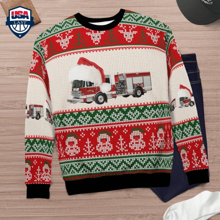 El Paso Fire Department 3D Christmas Sweater - Hundred million dollar smile bro