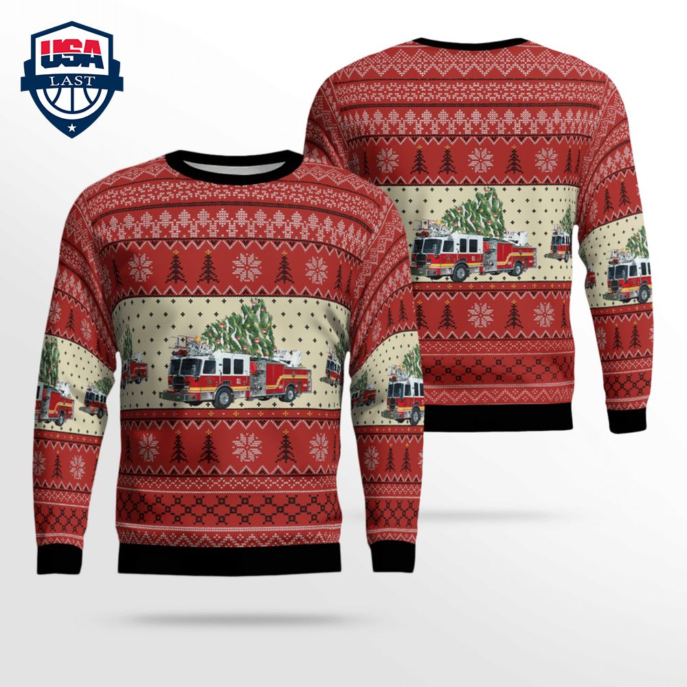 Elizabethtown Fire Department 3D Christmas Sweater – Saleoff