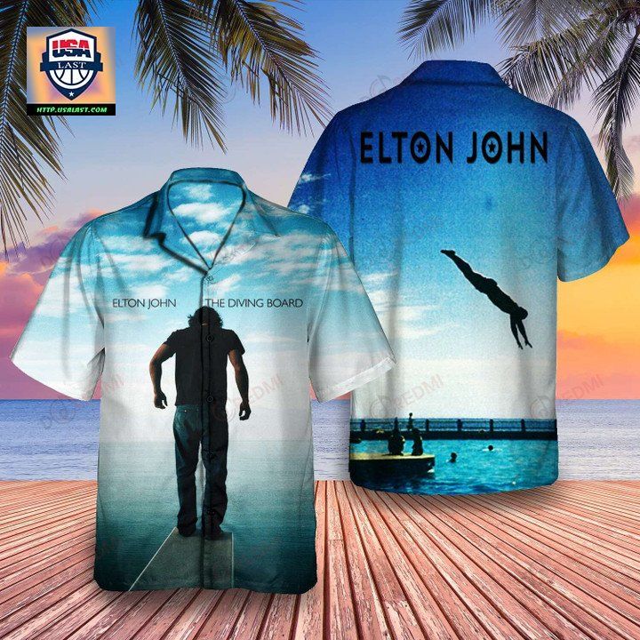 Elton John The Diving Board Album Hawaiian Shirt – Usalast