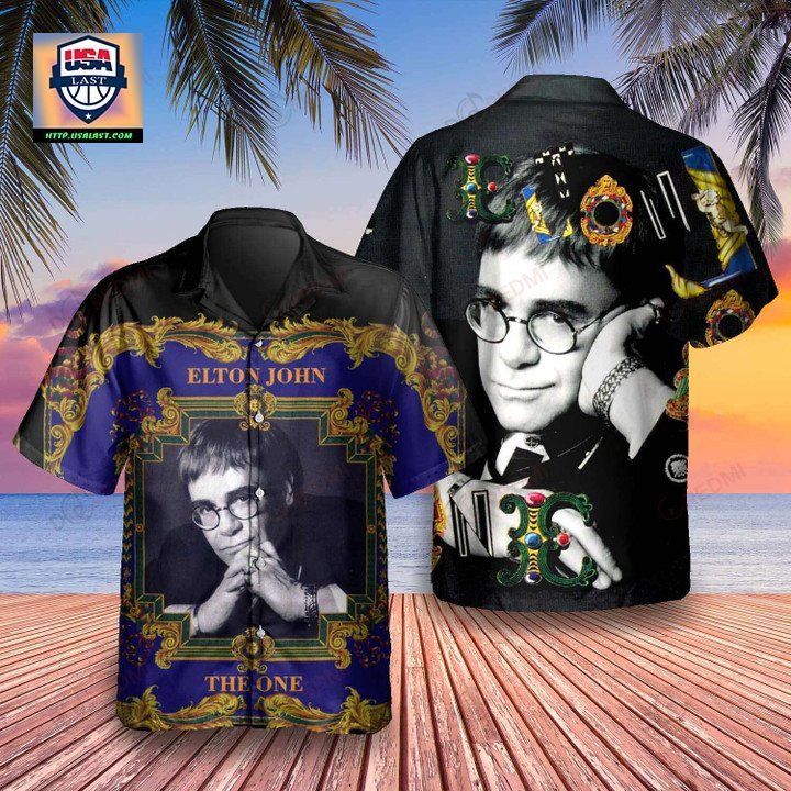 Elton John The One Album Hawaiian Shirt – Usalast