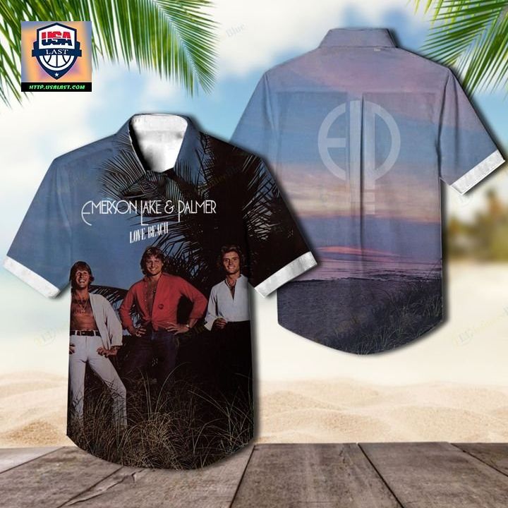 Emerson Lake & Palmer Love Beach Album Hawaiian Shirt – Usalast