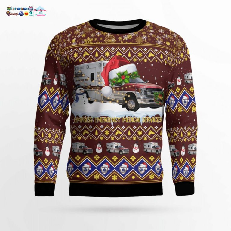 Empress EMS 3D Christmas Sweater - Nice shot bro