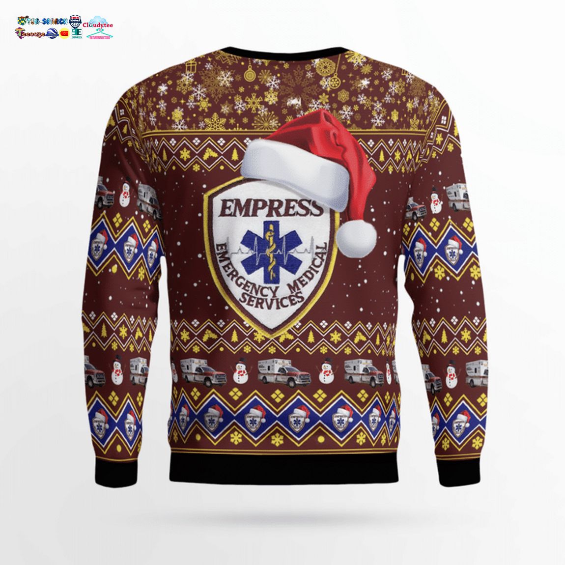 Empress EMS 3D Christmas Sweater - Saleoff
