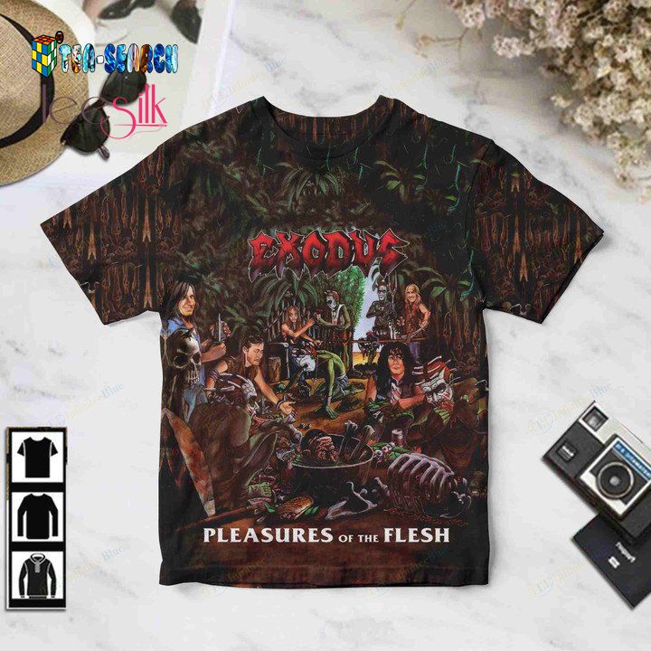 Exodus Pleasures of the Flesh 3D All Over Print Shirt Style 2 - You look lazy