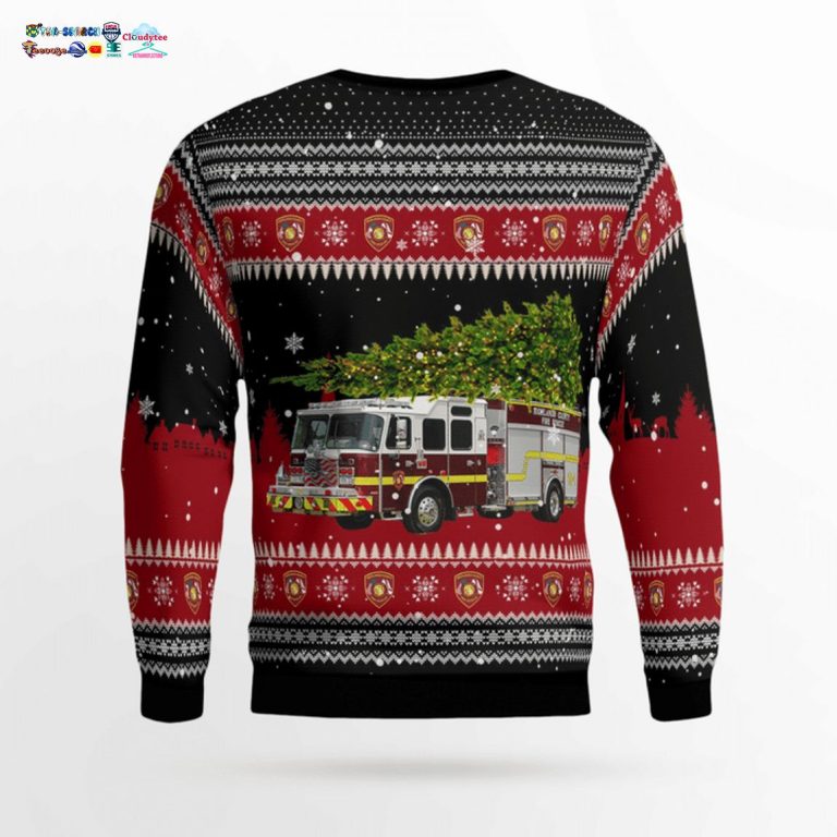 Florida Highlands County Fire Rescue 3D Christmas Sweater - Great, I liked it