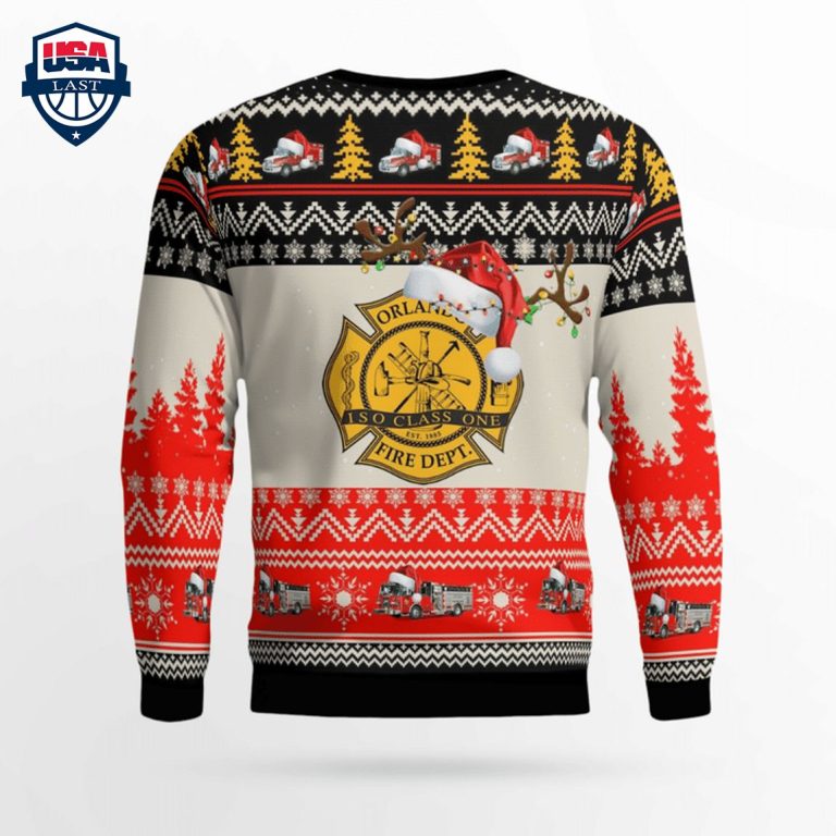 Florida Orlando Fire Department 3D Christmas Sweater - Which place is this bro?