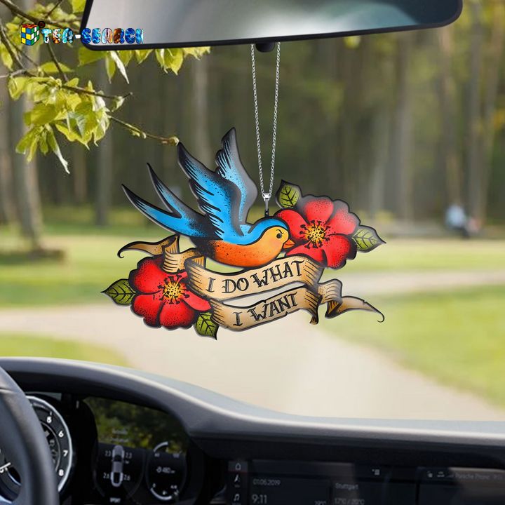 Flower Bird I Do What I Want Hanging Ornament – Usalast