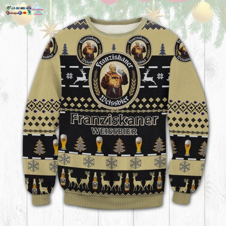 Franziskaner Weissbier Ugly Christmas Sweater - You are always best dear