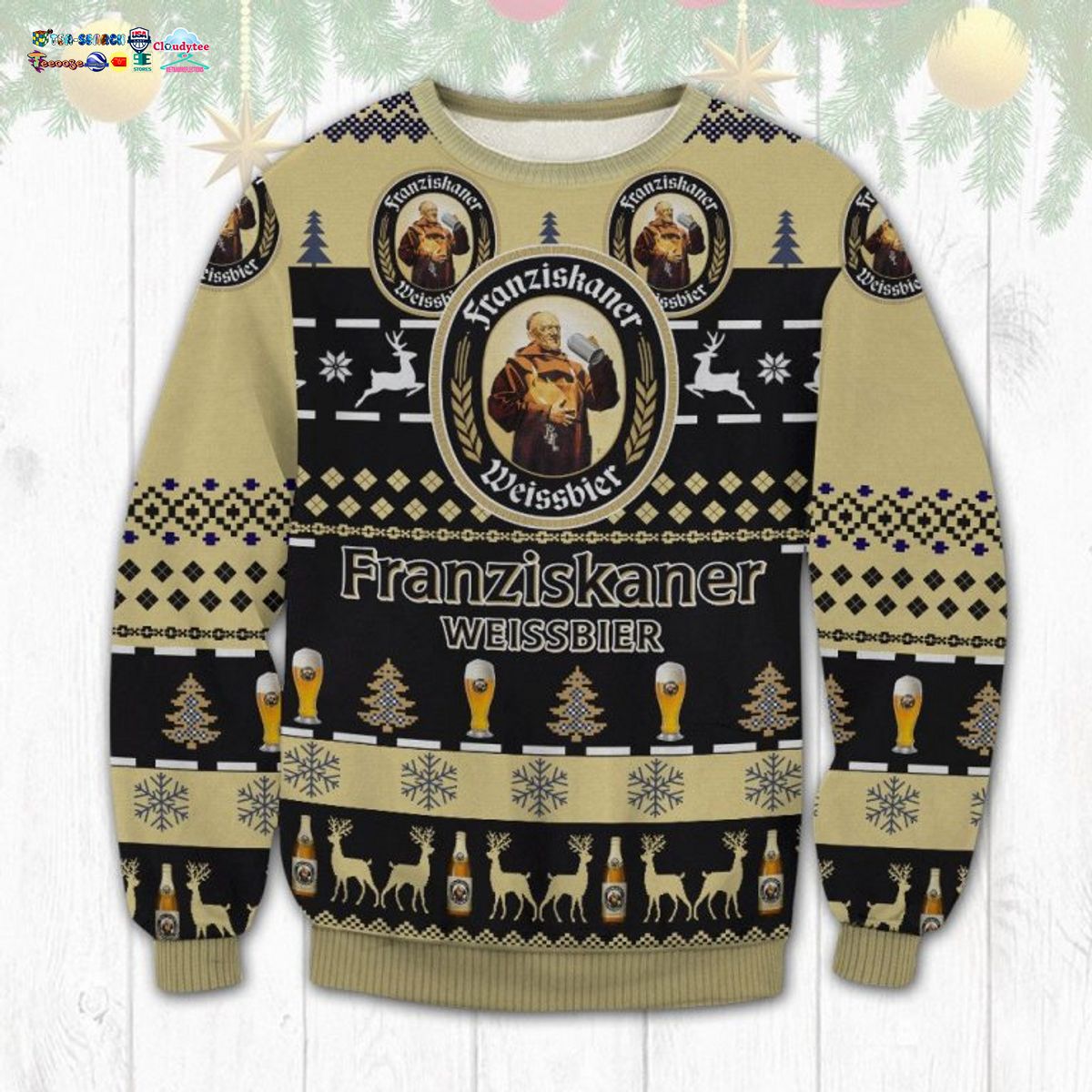 Franziskaner Weissbier Ugly Christmas Sweater