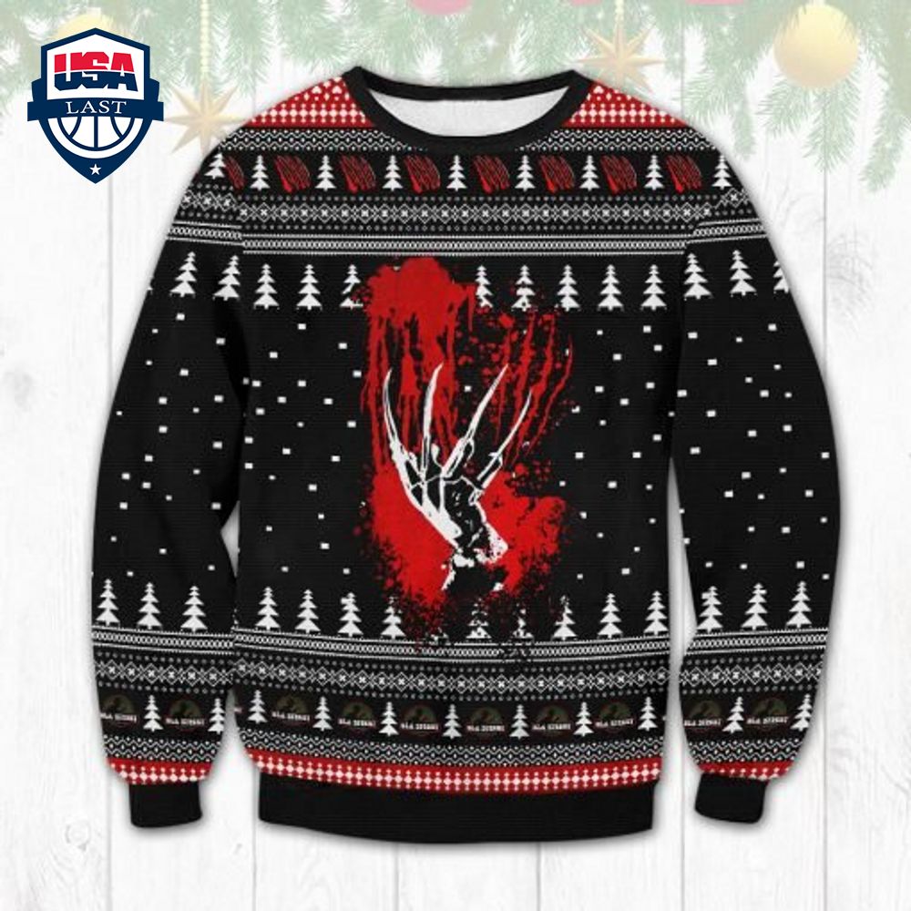 Freddy Krueger Blood Hand Ugly Sweater – Saleoff