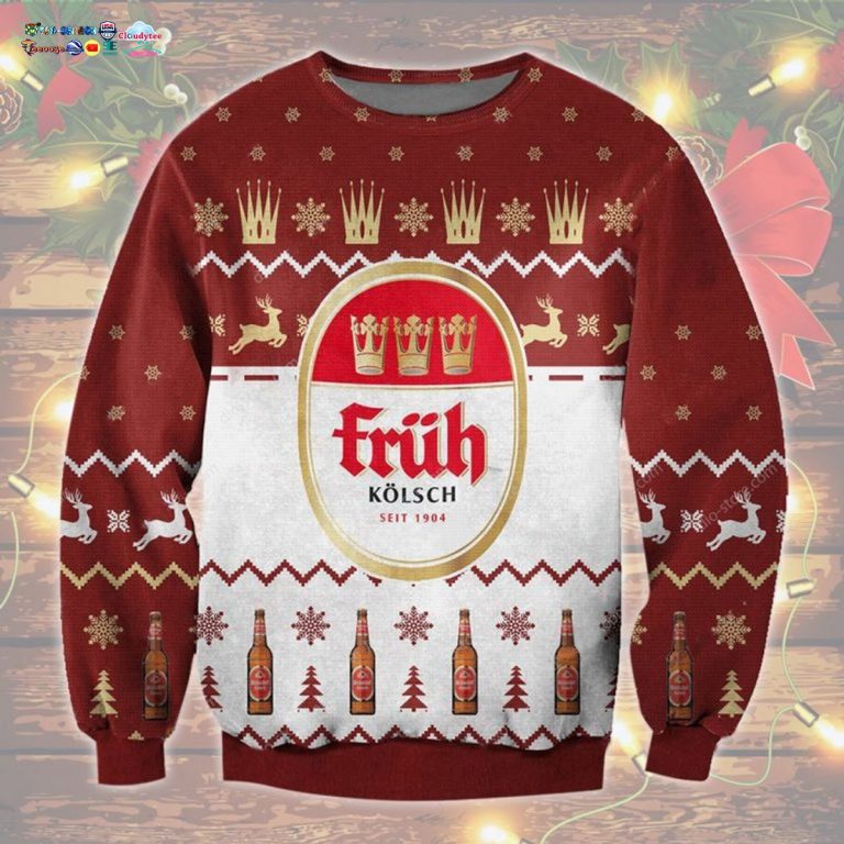 Fruh Kolsch Ugly Christmas Sweater - You tried editing this time?