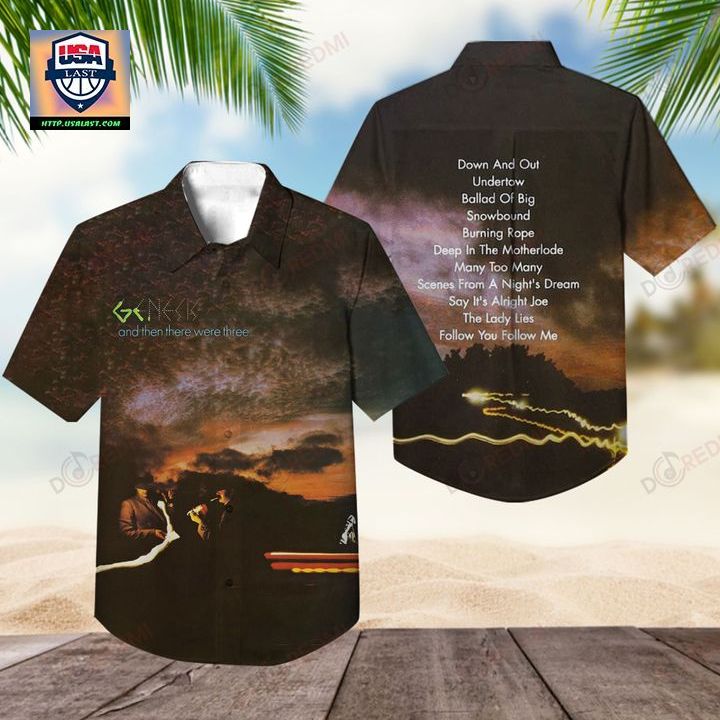 Genesis Rock Band And Then There Were Three Album Hawaiian Shirt – Usalast