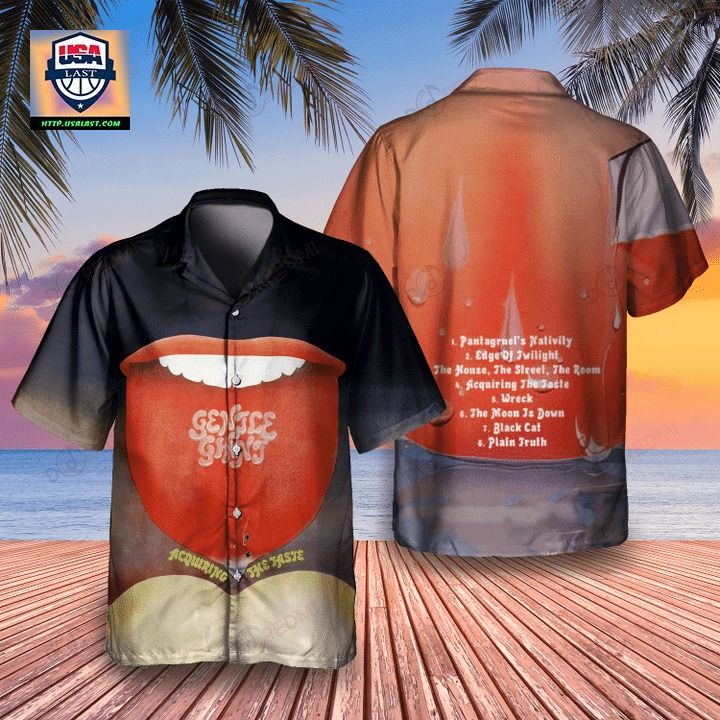 Gentle Giant Acquiring the Taste 1971 Unisex Hawaiian Shirt - Sizzling