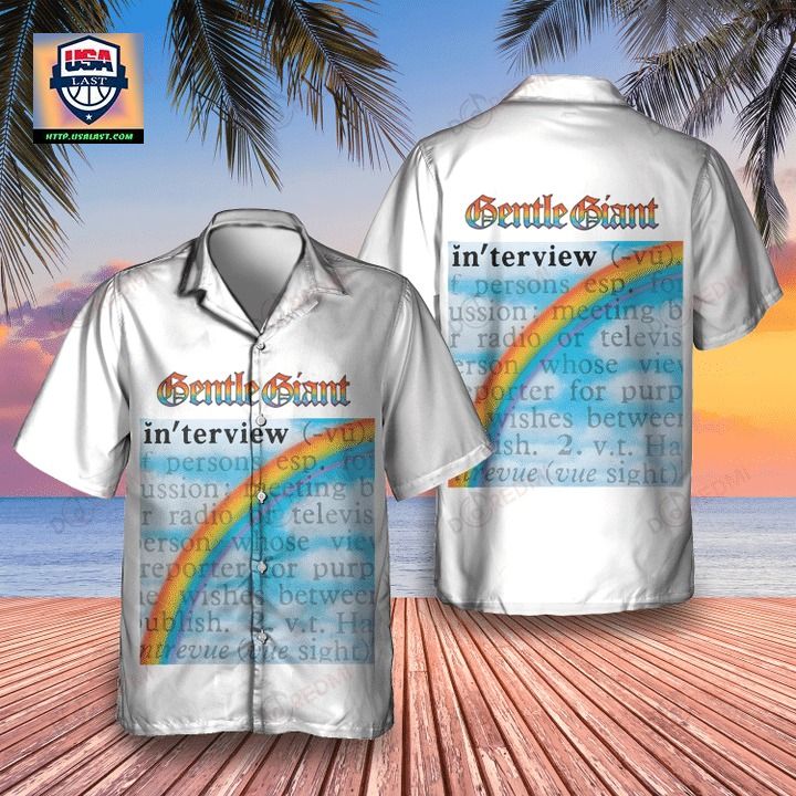 Gentle Giant Interview 1976 Unisex Hawaiian Shirt – Usalast