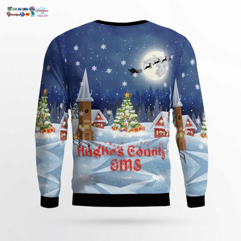 Gnome Hughes County EMS Ver 1 3D Christmas Sweater - Loving, dare I say?