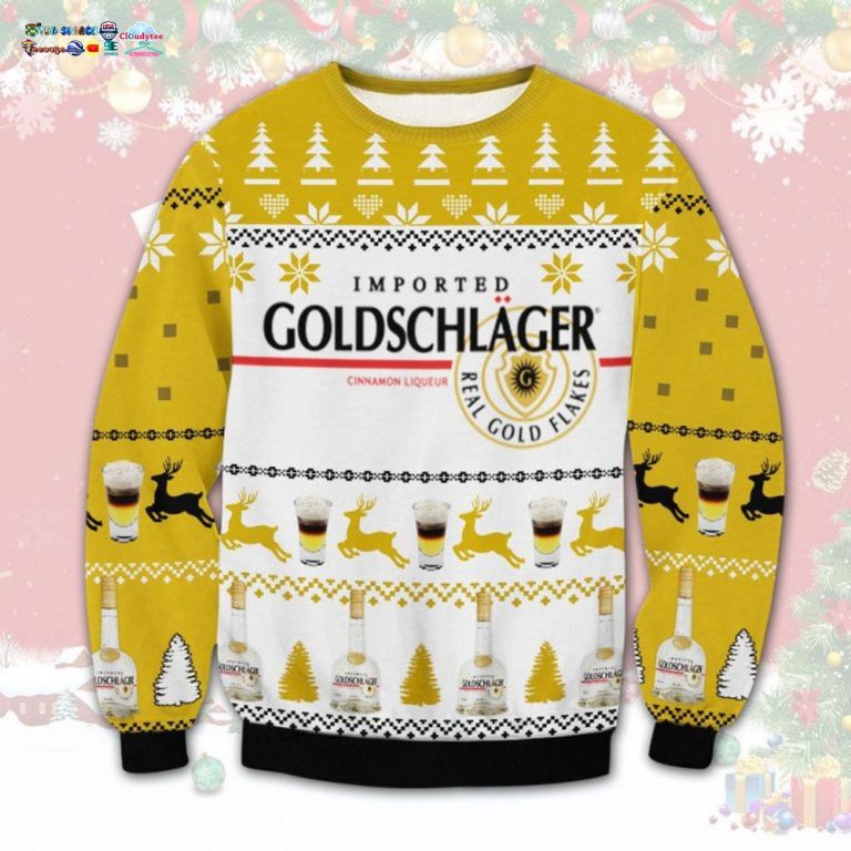 Goldschlager Ugly Christmas Sweater - You look different and cute