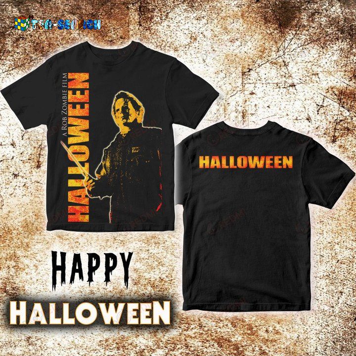 Halloween Mychael Myers Here He Comes 3D T-Shirt - Your beauty is irresistible.