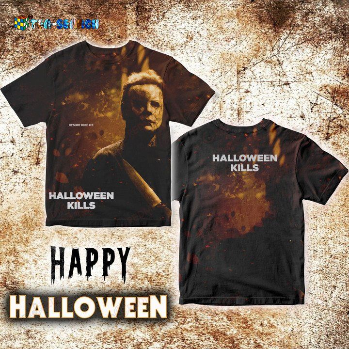 Halloween Mychael Myers He’s Not Done Yet All Over Print Shirt – Usalast