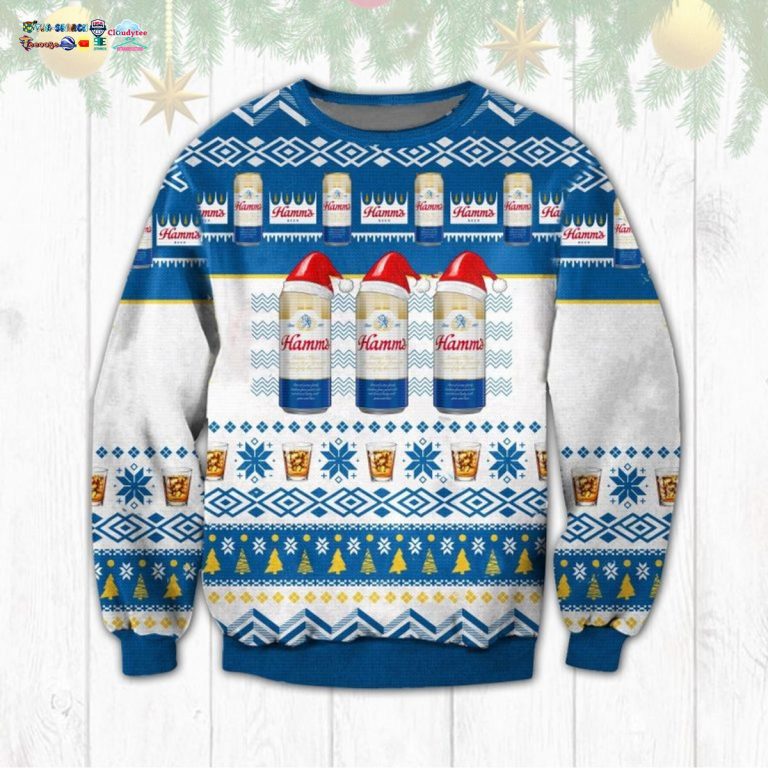 Hamm's Ugly Christmas Sweater - You look lazy