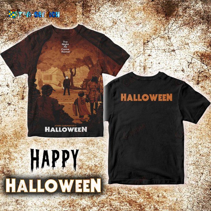 Happy Halloween Michael Myers That Night 3D Shirt Style 1 - Sizzling