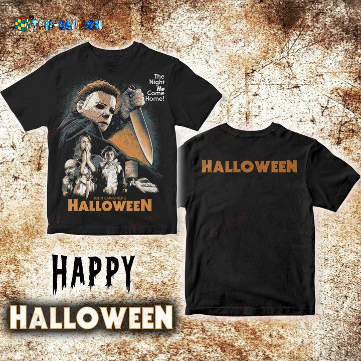 Happy Halloween Michael Myers The Night He Came Home Shirt – Usalast