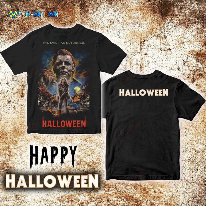 Happy Halloween The Evil Has Returned All Over Print Shirt – Usalast