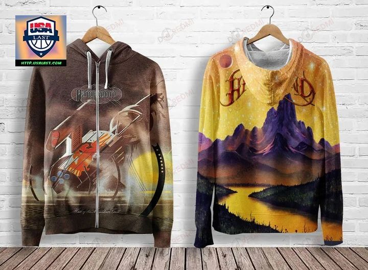 Hawkwind Hall of the Mountain Grill Album Cover 3D Zip Up Hoodie – Usalast