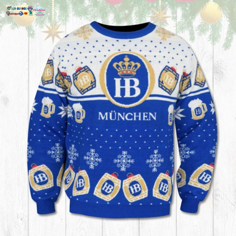 Hofbrau Ugly Christmas Sweater - This is your best picture man
