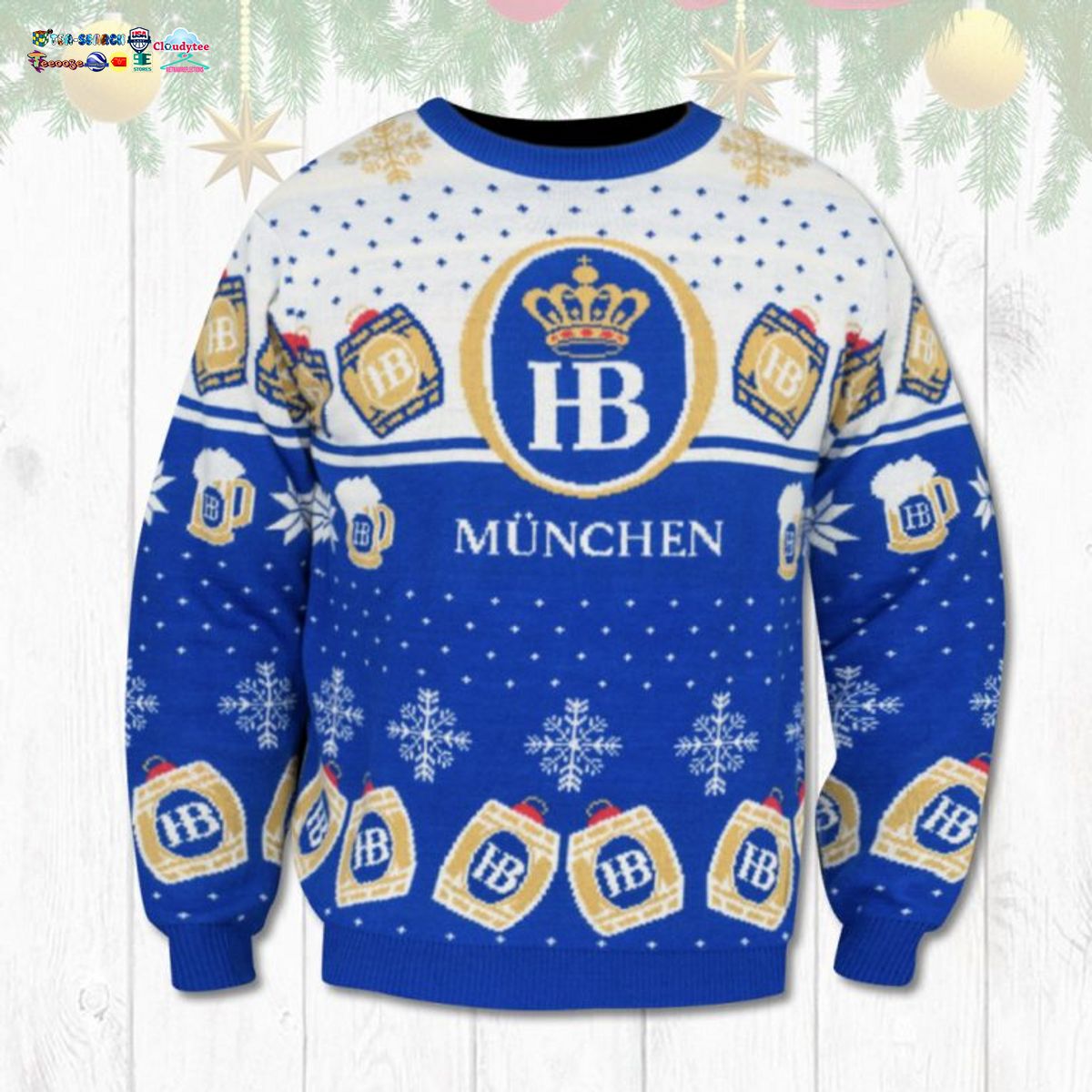 Hofbrau Ugly Christmas Sweater