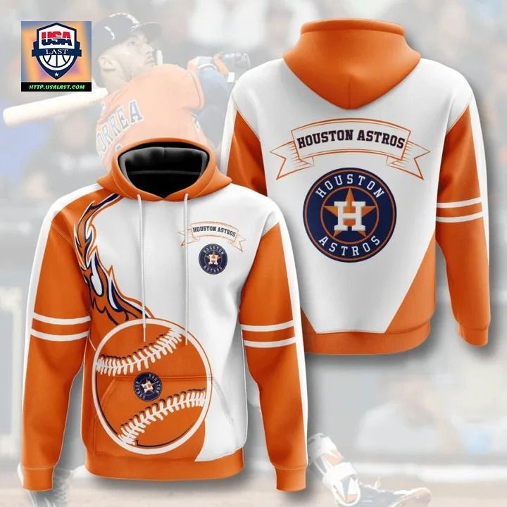 Houston Astros Flame Balls Graphic 3D Hoodie - Loving click