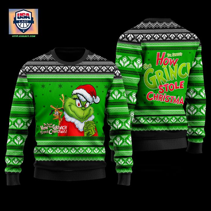 How Grinch Stole Christmas 3D Faux Wool Ugly Sweater – Usalast