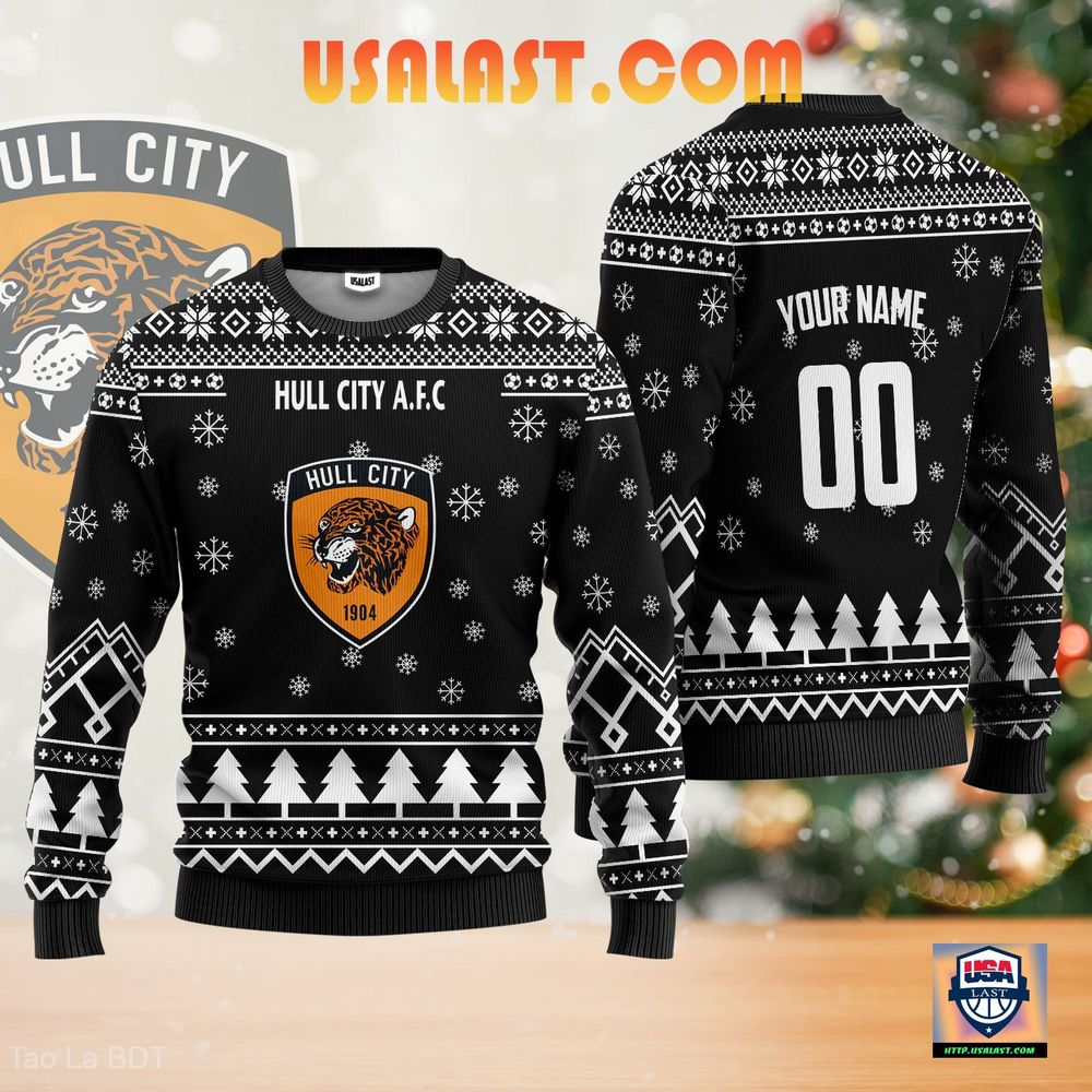 Hull City A.F.C Ugly Christmas Sweater Black Version – Usalast