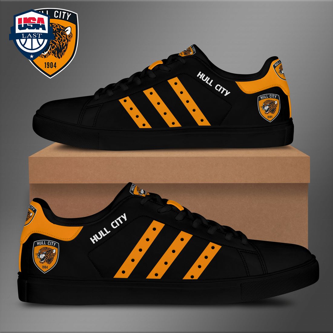 Hull City FC Orange Stripes Style 2 Stan Smith Low Top Shoes – Saleoff