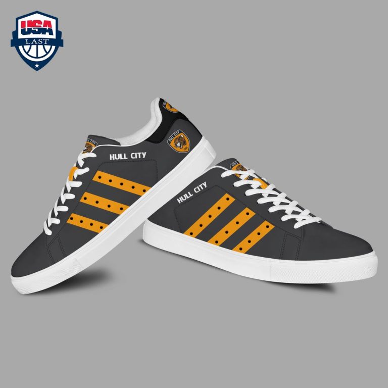 Hull City FC Orange Stripes Style 4 Stan Smith Low Top Shoes - It is too funny