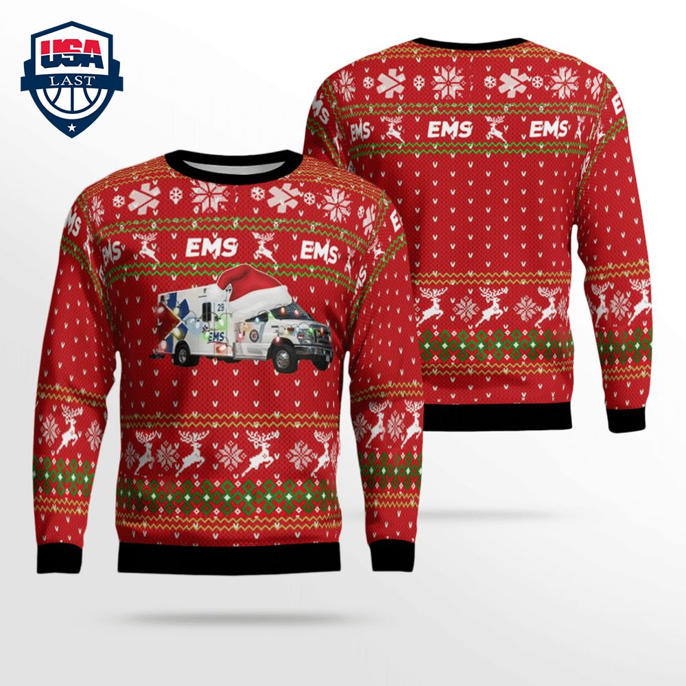 Indiana Indianapolis EMS 3D Christmas Sweater – Saleoff