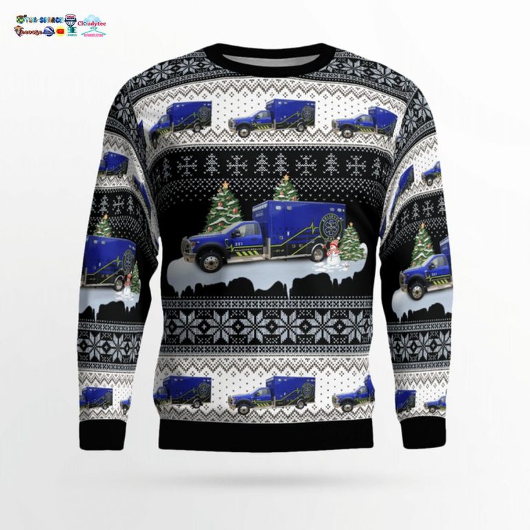 Iowa Bellevue EMS 3D Christmas Sweater - You are always amazing