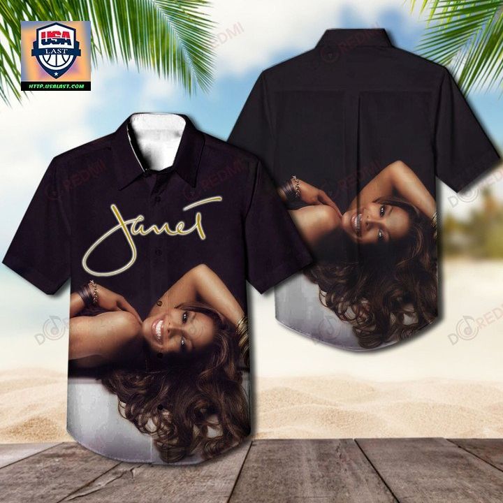 Janet Jackson 20 YO Album Hawaiian Shirt - Stunning
