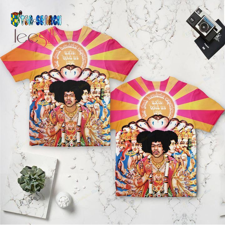 Jimi Hendrix Bold as Love 3D T-Shirt – Usalast
