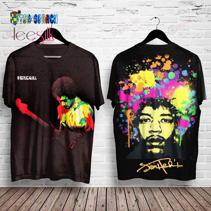 Jimi Hendrix Colorful Art All Over Print Shirt – Usalast