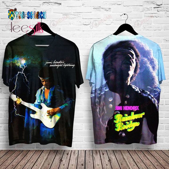 Jimi Hendrix Midnight Lightning All Over Print Shirt - Nice photo dude