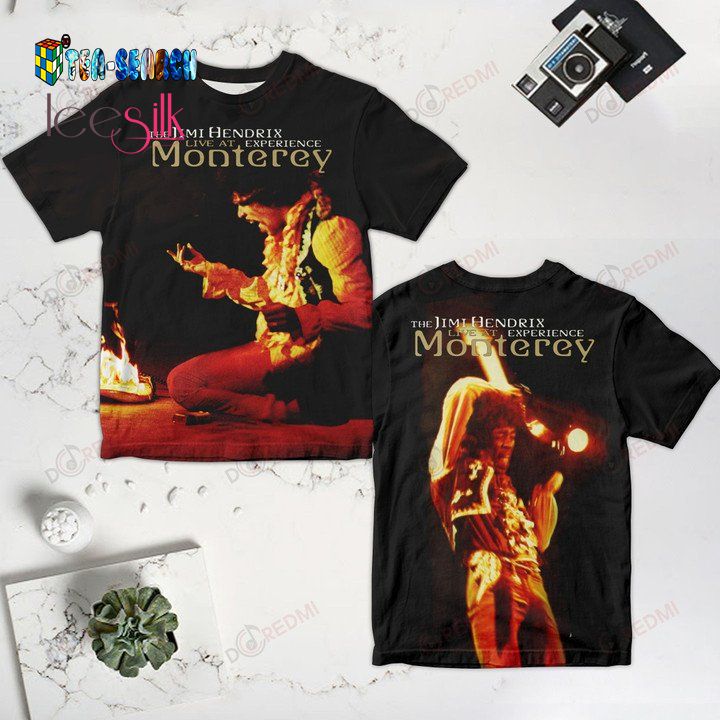 Jimi Hendrix Monterey All Over Print Shirt – Usalast