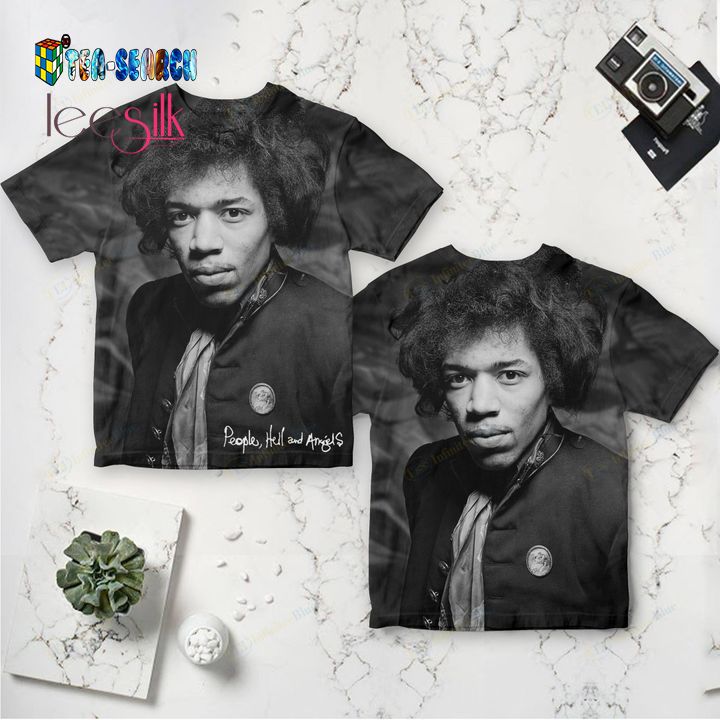 Jimi Hendrix People, Hell and Angels All Over Print Shirt – Usalast