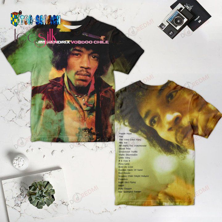 Jimi Hendrix Voodoo Chile All Over Print Shirt - Wow! What a picture you click