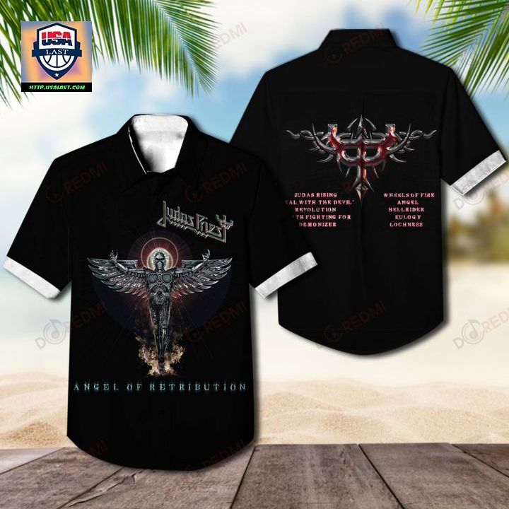 Judas Priest Angel of Retribution Album Hawaiian Shirt - Rocking picture