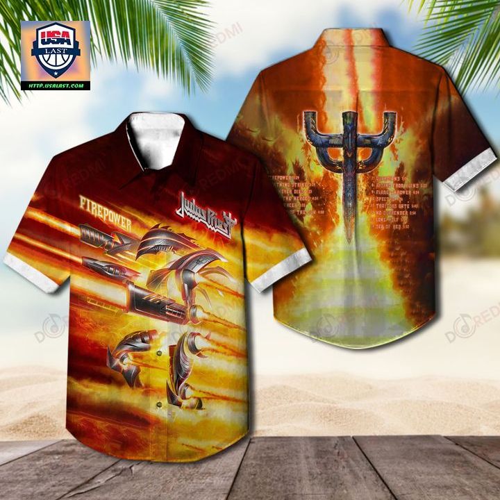 Judas Priest Firepower Album Hawaiian Shirt - You tried editing this time?